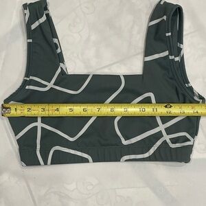 Threads 4 Thought Gray and White Sports Bra